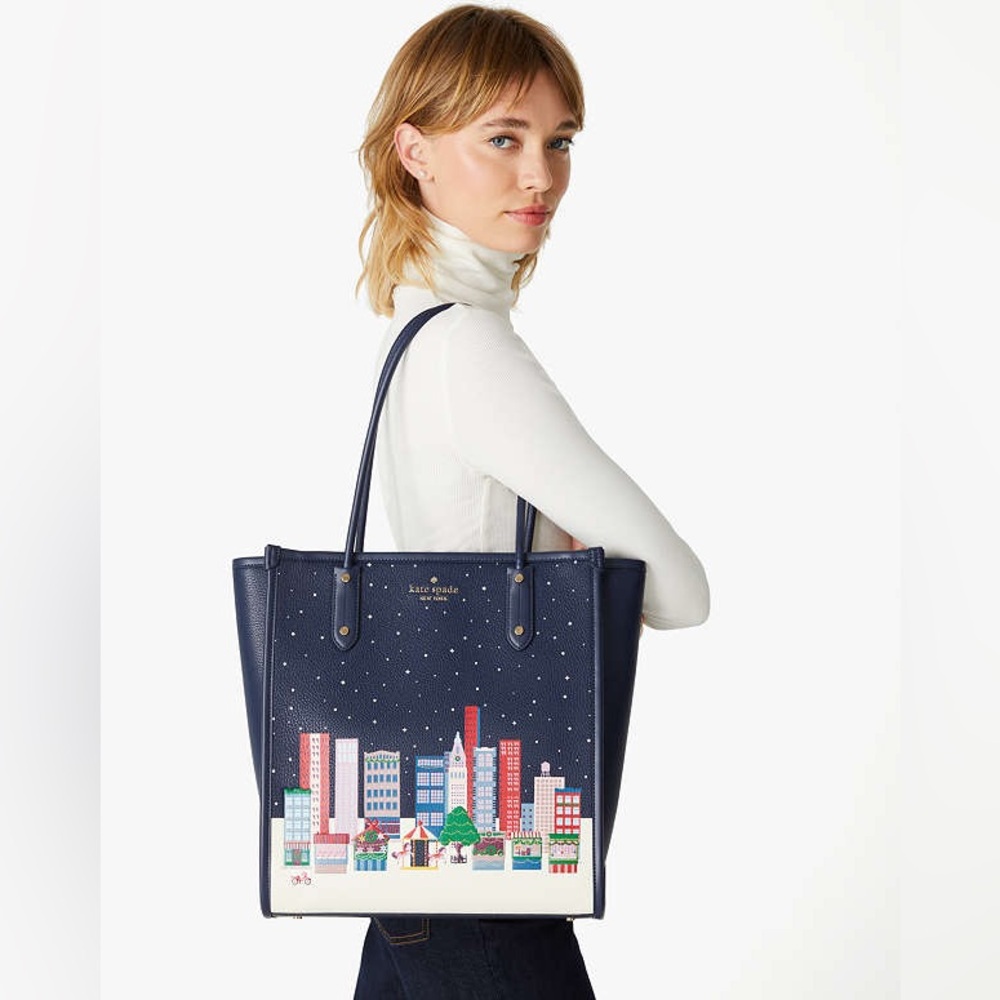 Kate Spade Winter Wonders North South Tote